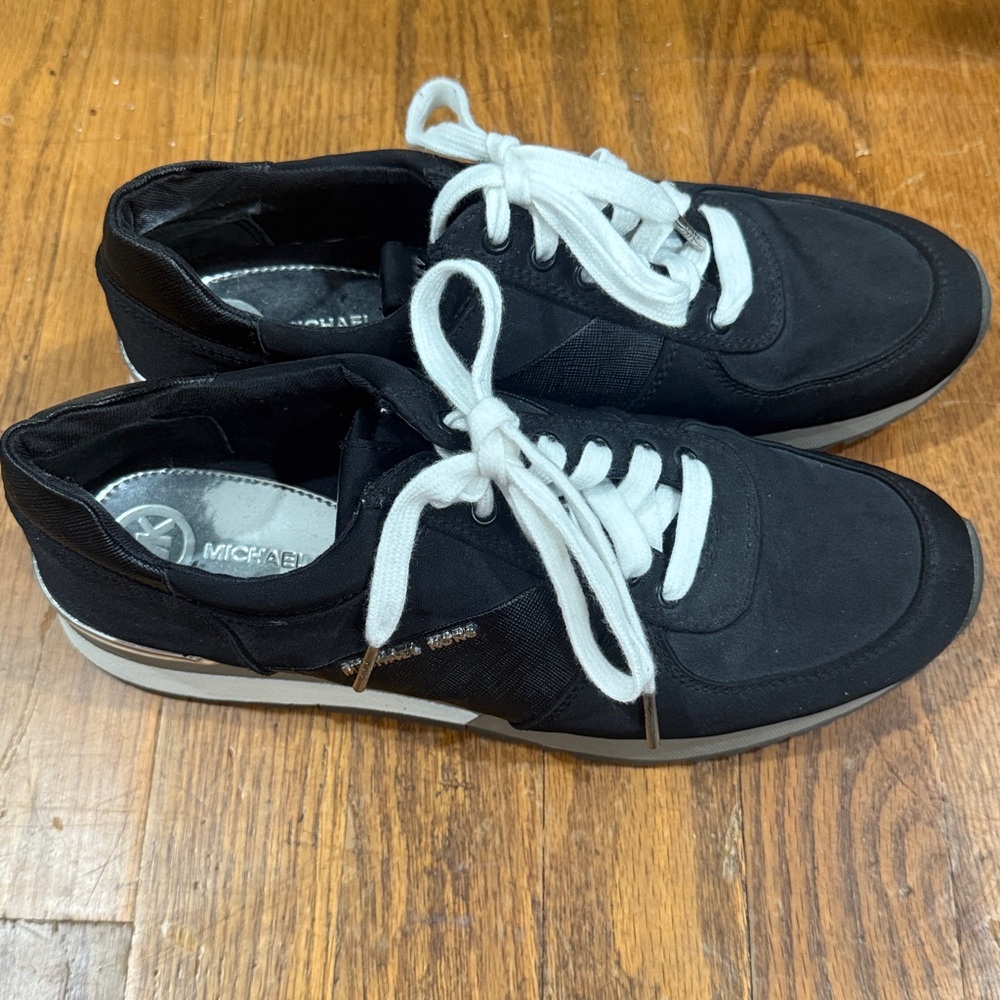 Michael Kors Black and White Sneakers